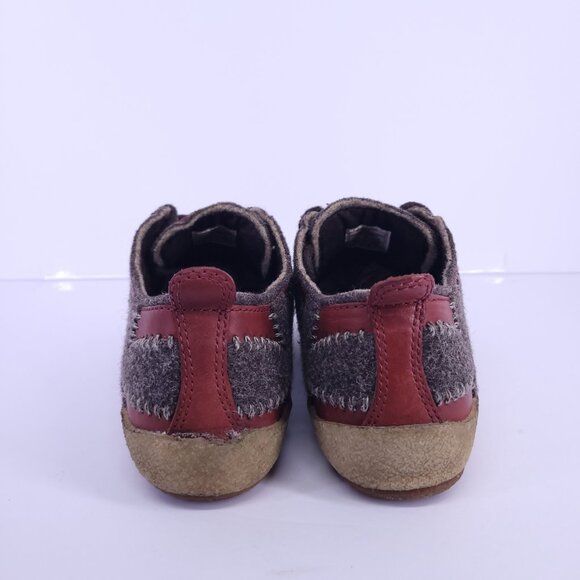 Merrell Milan Women's 6 Burnt Red Leather Wool Casual Shoes Lace Up J70642 Used - Picture 7 of 15